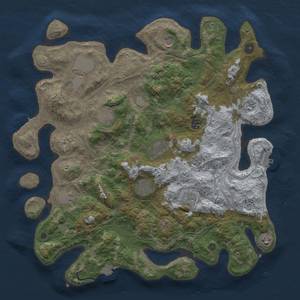 Thumbnail Rust Map: Procedural Map, Size: 4250, Seed: 6251971, 19 Monuments