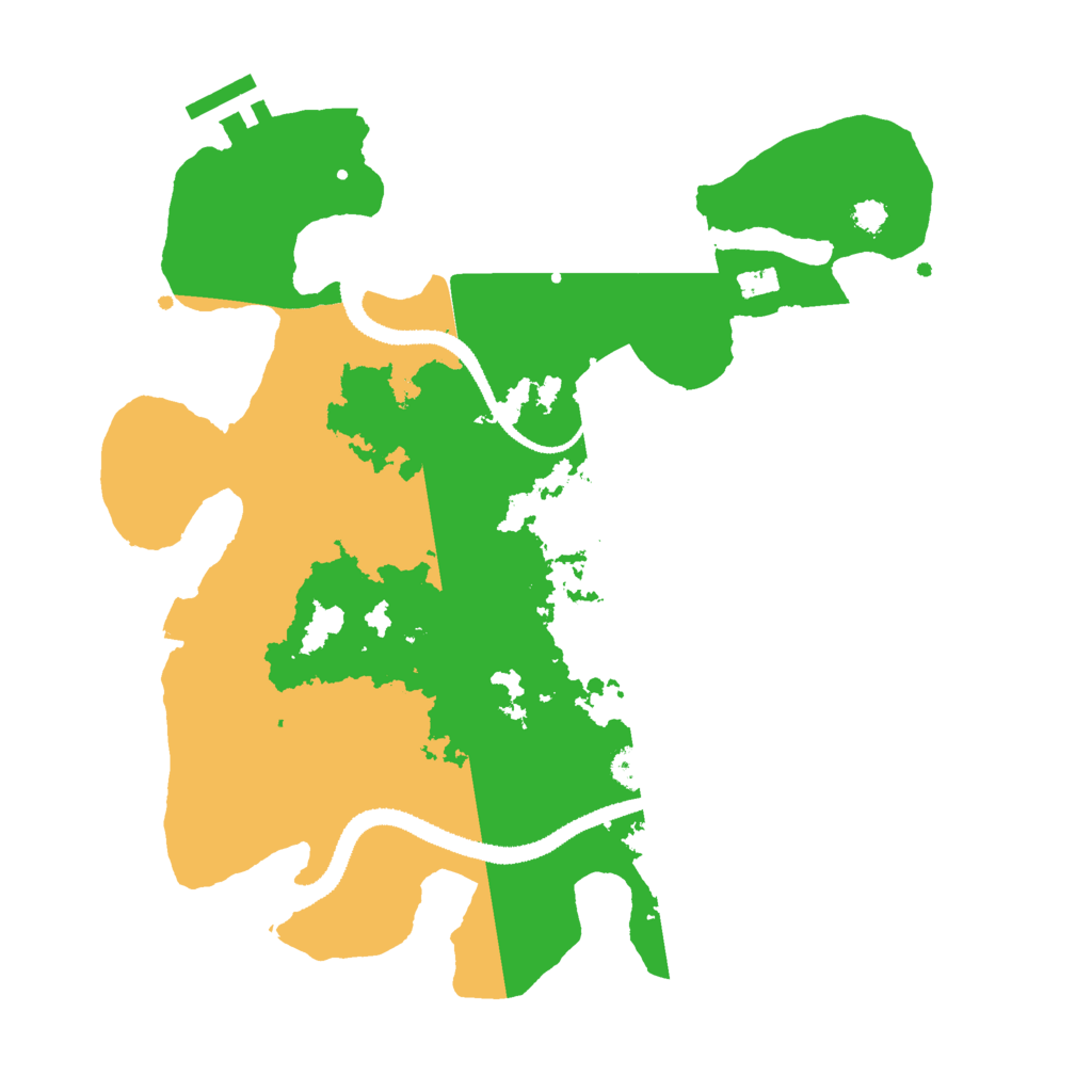 Biome Rust Map: Procedural Map, Size: 3000, Seed: 673460232