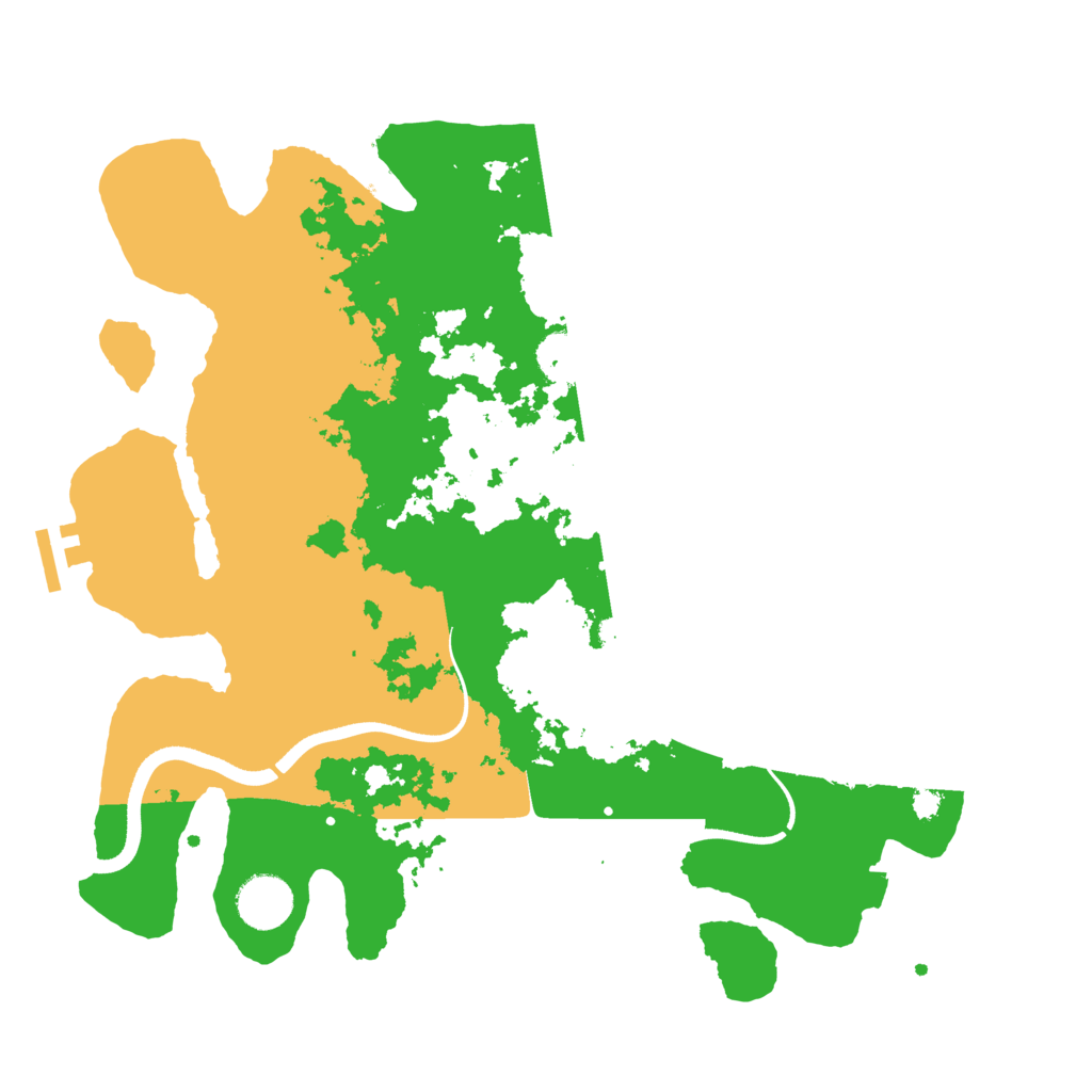 Biome Rust Map: Procedural Map, Size: 3500, Seed: 58732159