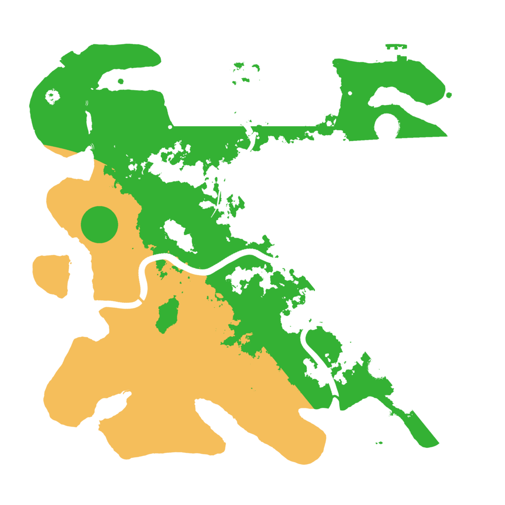 Biome Rust Map: Procedural Map, Size: 3600, Seed: 531