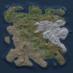 Thumbnail Rust Map: Procedural Map, Size: 3600, Seed: 531, 14 Monuments