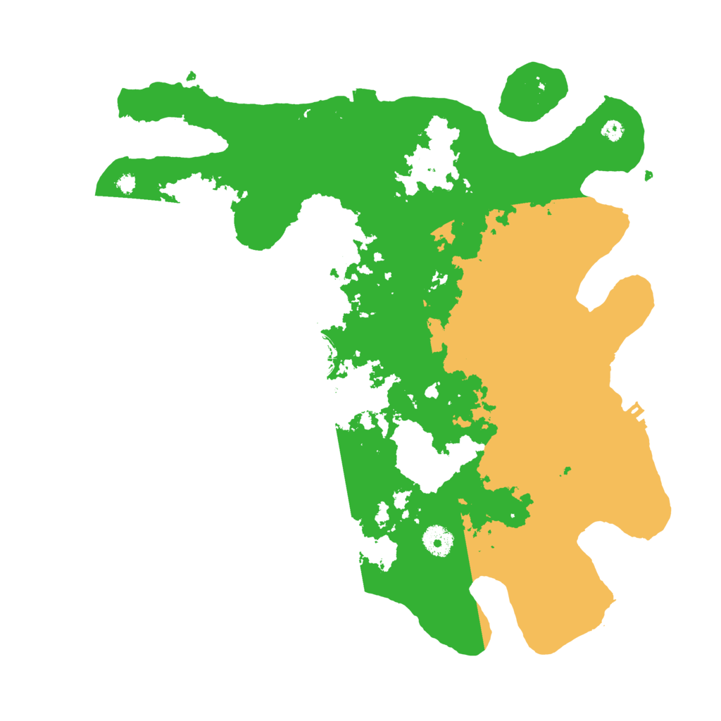 Biome Rust Map: Procedural Map, Size: 3600, Seed: 21301