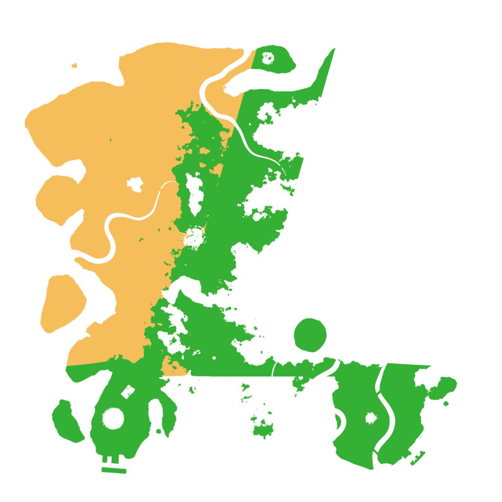 Biome Rust Map: Procedural Map, Size: 4100, Seed: 80067863
