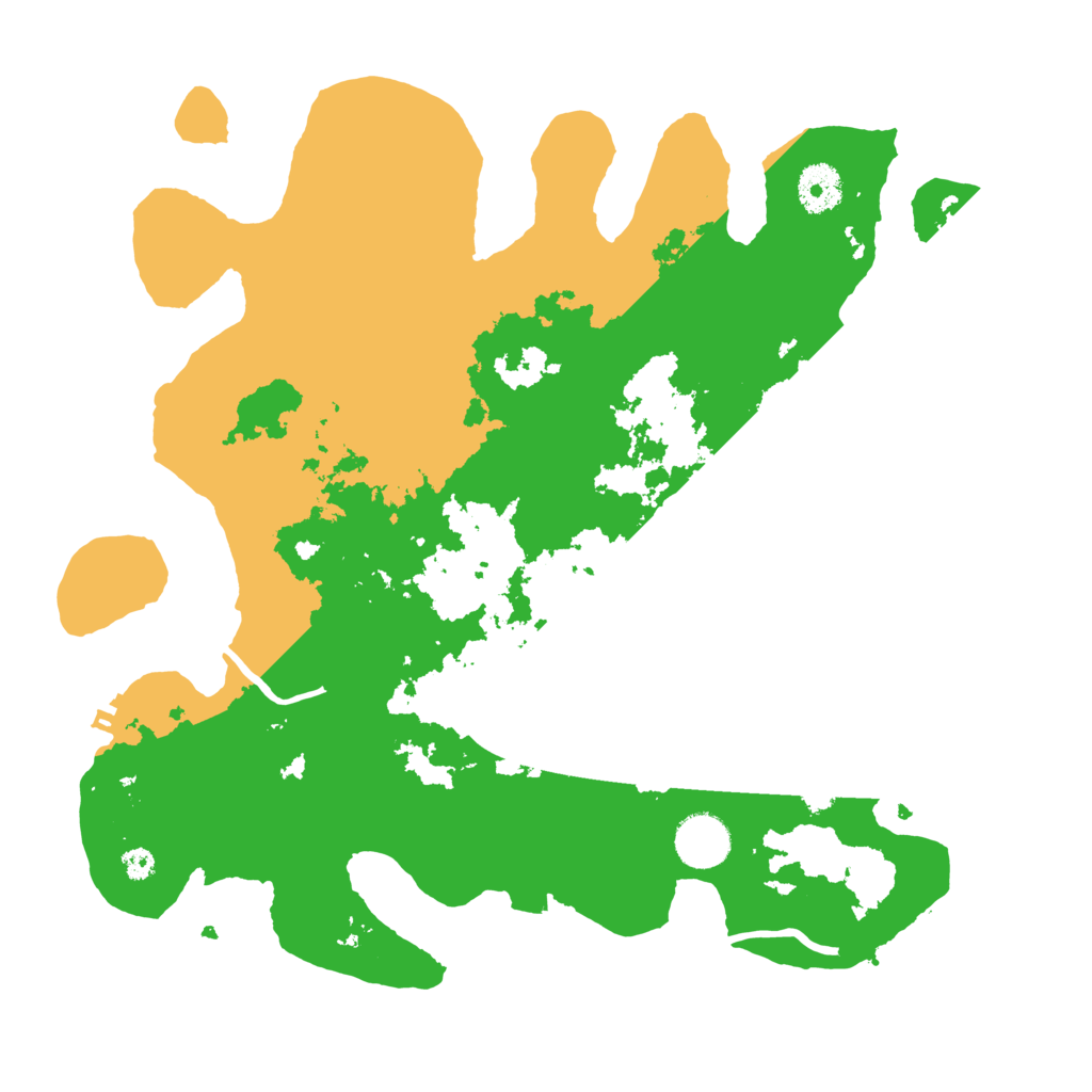 Biome Rust Map: Procedural Map, Size: 3500, Seed: 555208154