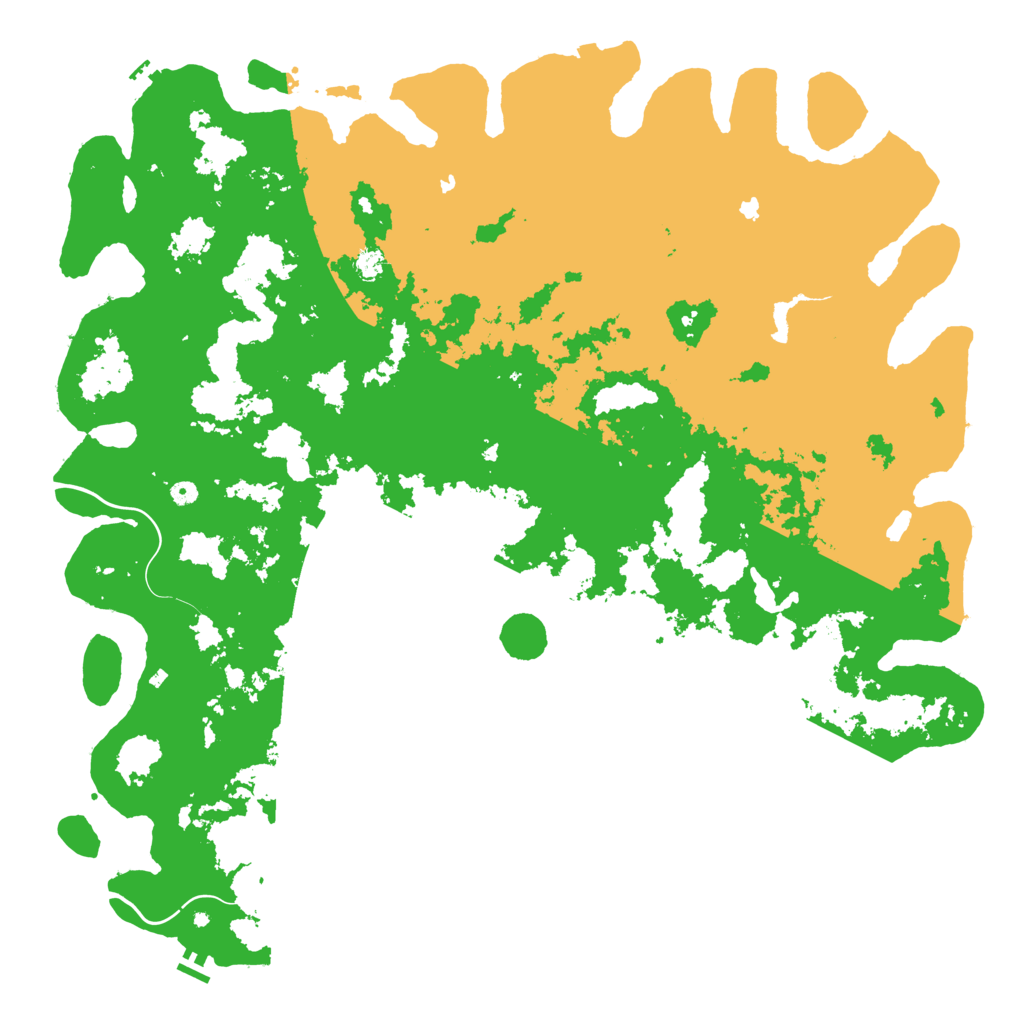 Biome Rust Map: Procedural Map, Size: 6000, Seed: 9963627