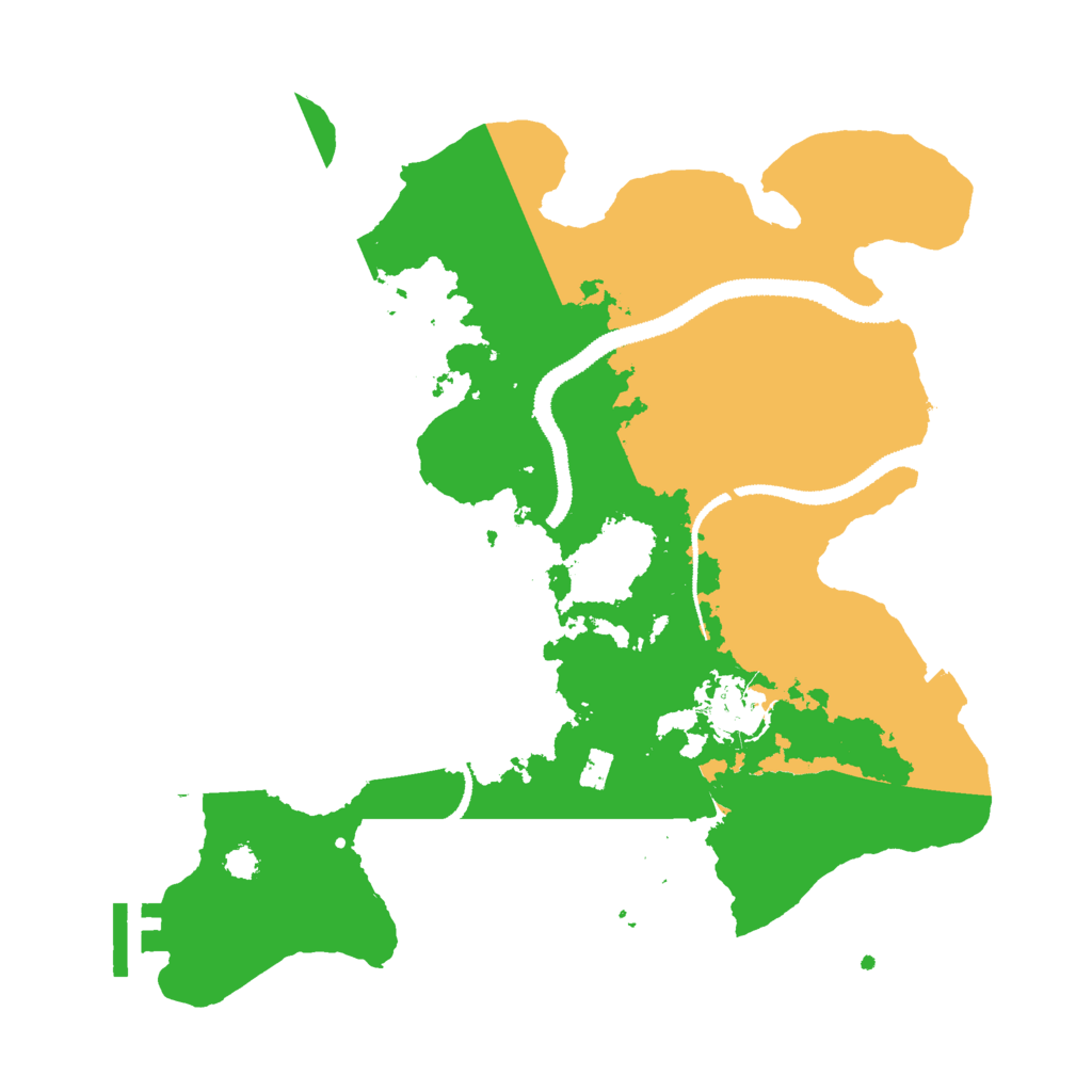 Biome Rust Map: Procedural Map, Size: 3000, Seed: 19131