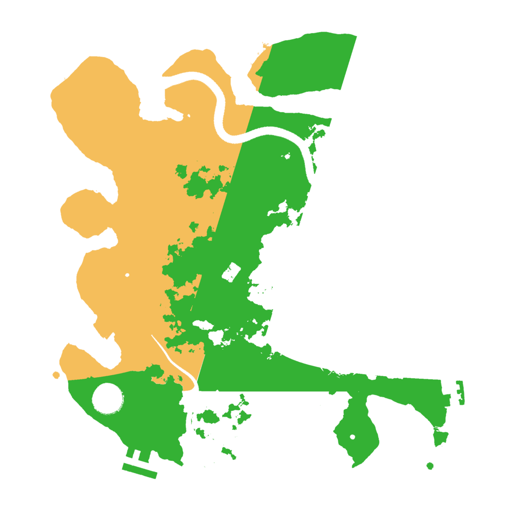 Biome Rust Map: Procedural Map, Size: 3000, Seed: 1369661392