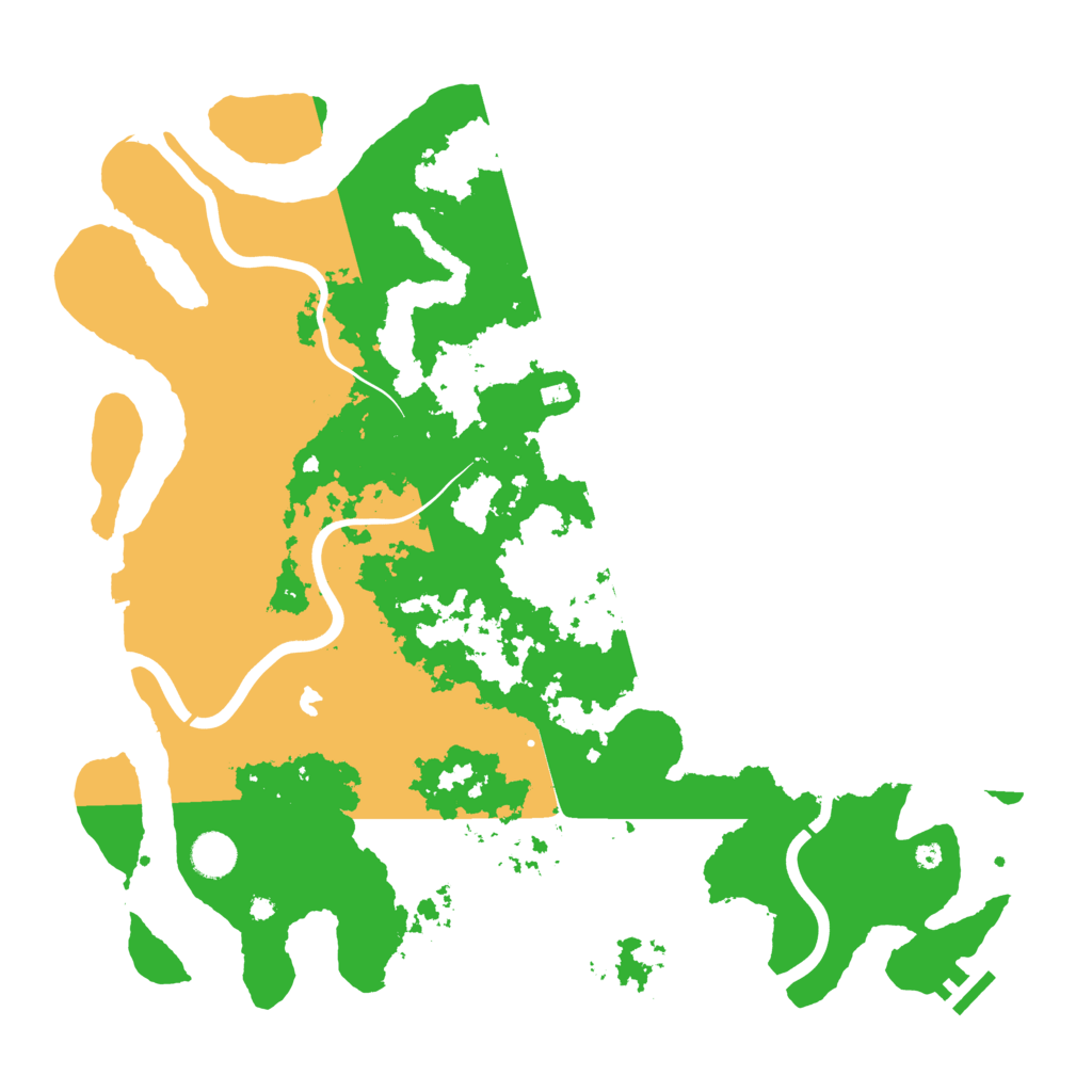 Biome Rust Map: Procedural Map, Size: 4200, Seed: 1104952377