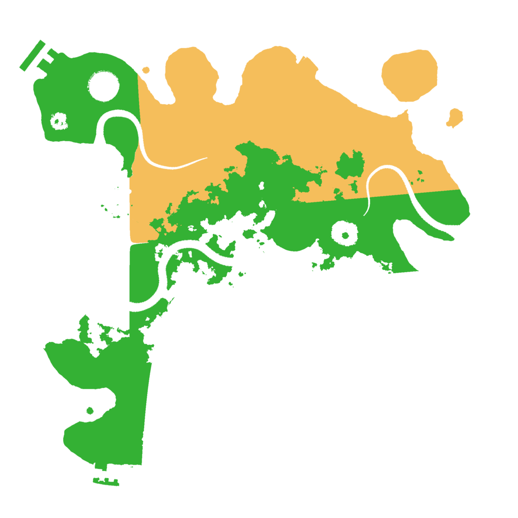 Biome Rust Map: Procedural Map, Size: 3000, Seed: 534098209