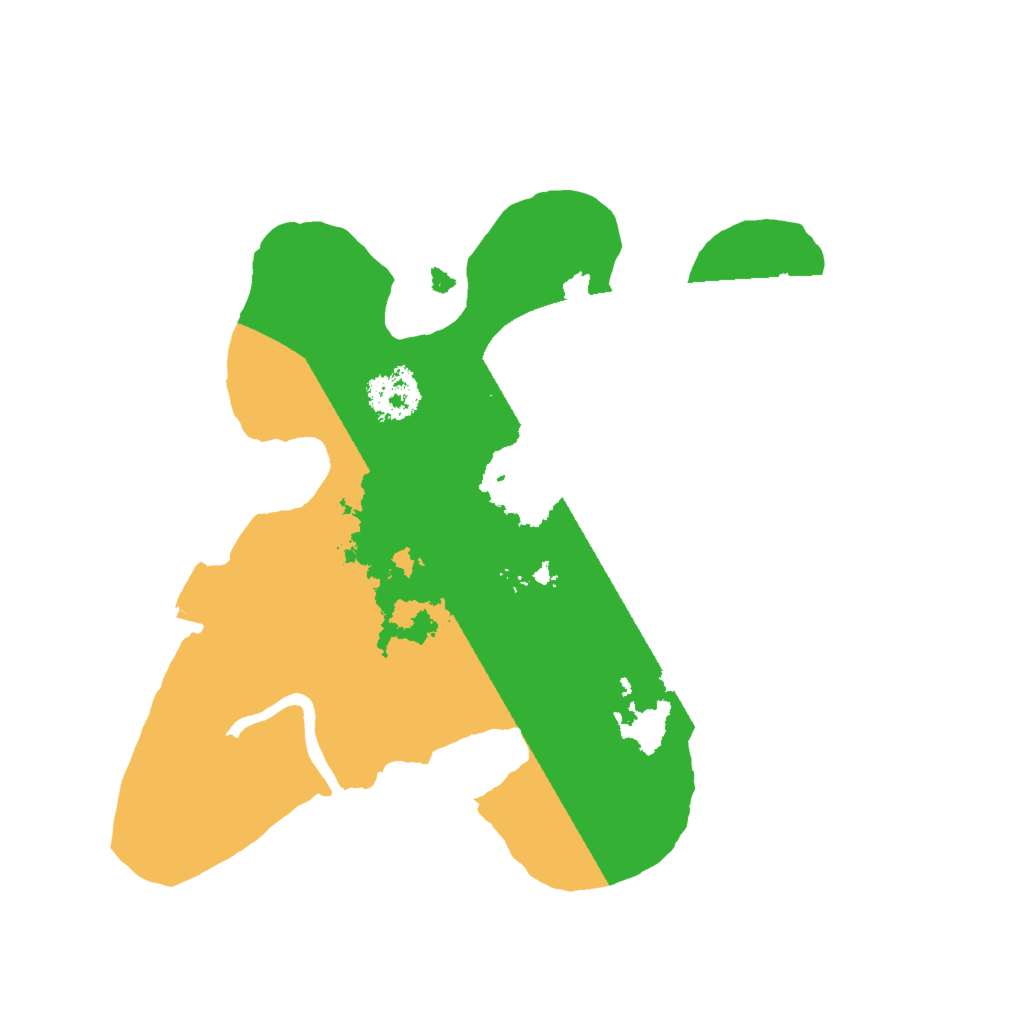 Biome Rust Map: Procedural Map, Size: 2000, Seed: 2435741
