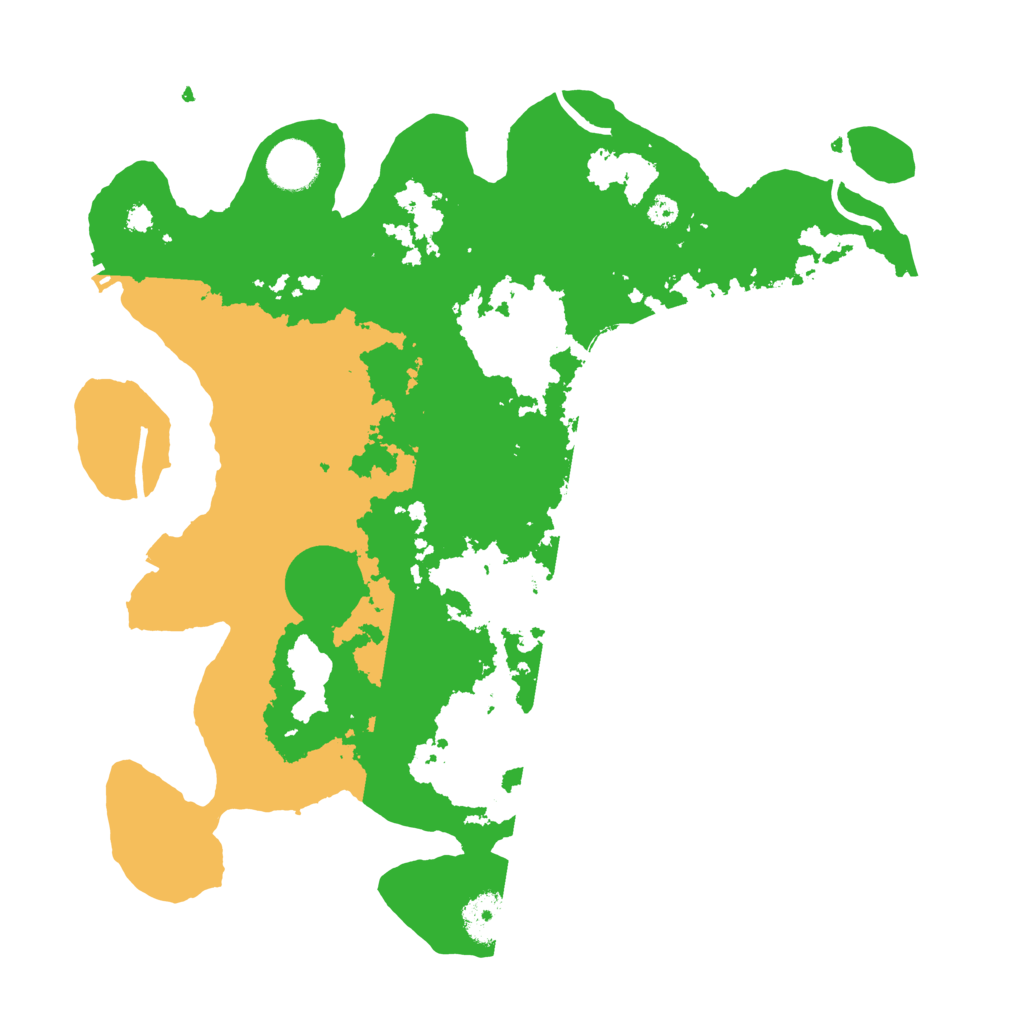 Biome Rust Map: Procedural Map, Size: 3500, Seed: 173886314