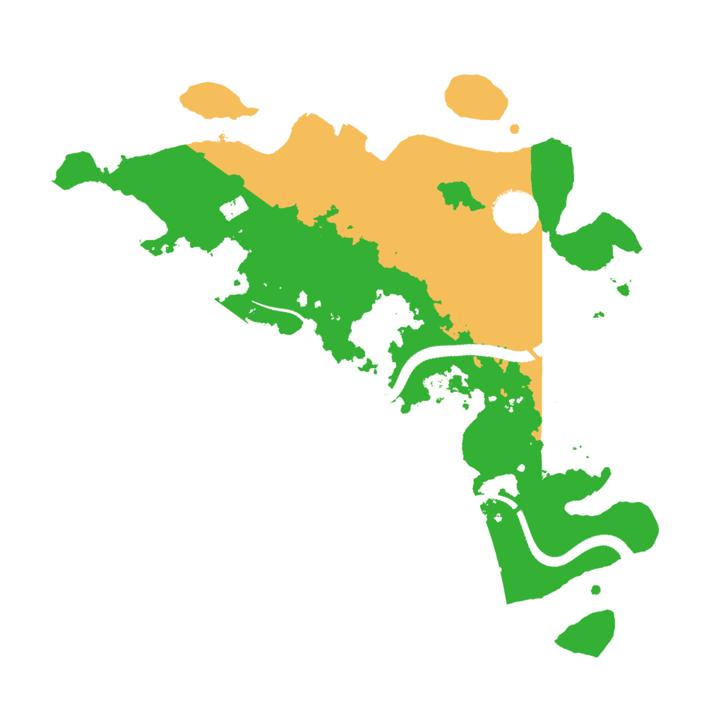 Biome Rust Map: Procedural Map, Size: 3000, Seed: 574637