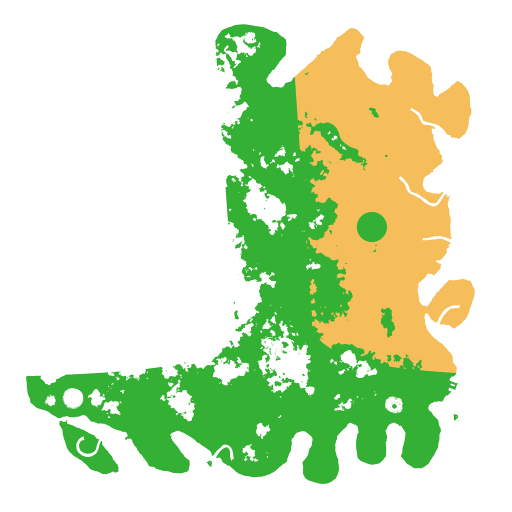 Biome Rust Map: Procedural Map, Size: 4500, Seed: 20240104