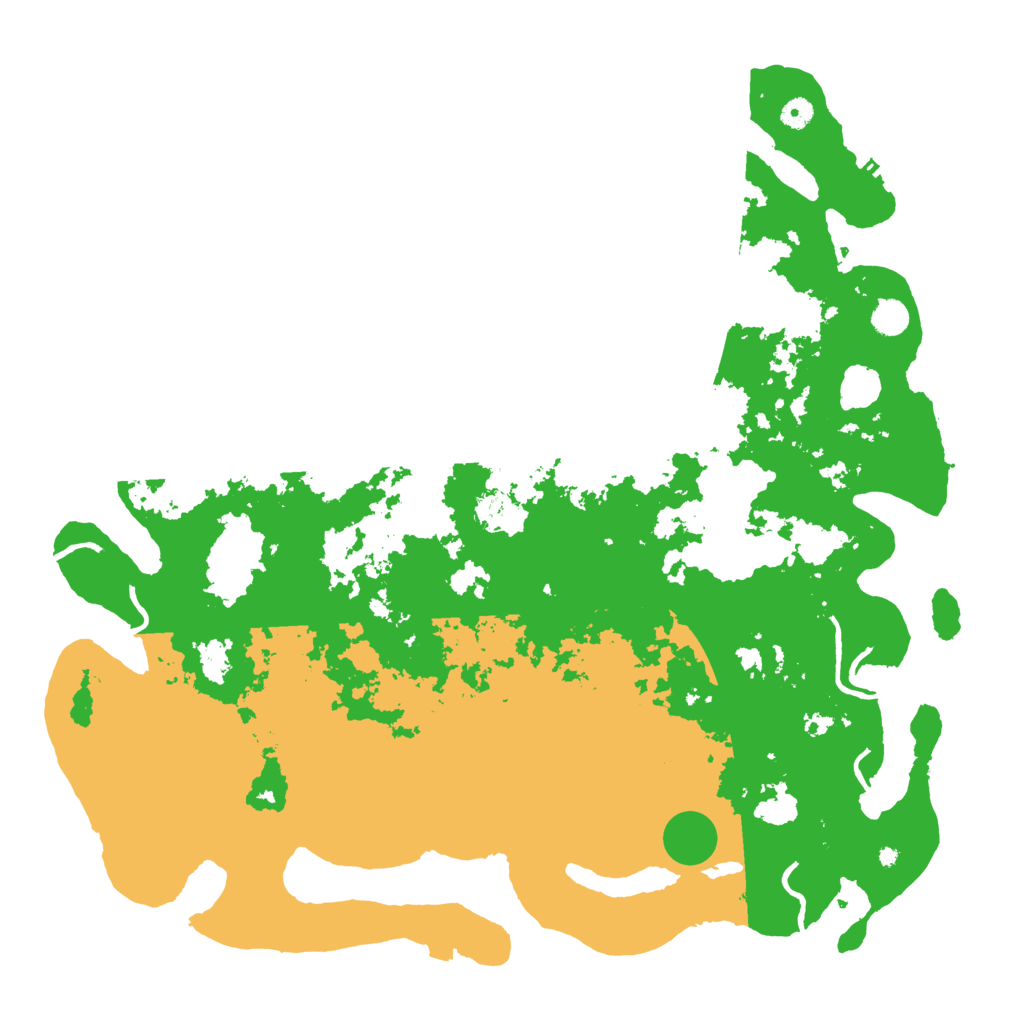 Biome Rust Map: Procedural Map, Size: 5000, Seed: 1237259694