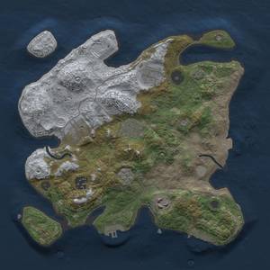 Thumbnail Rust Map: Procedural Map, Size: 3000, Seed: 854002130, 14 Monuments