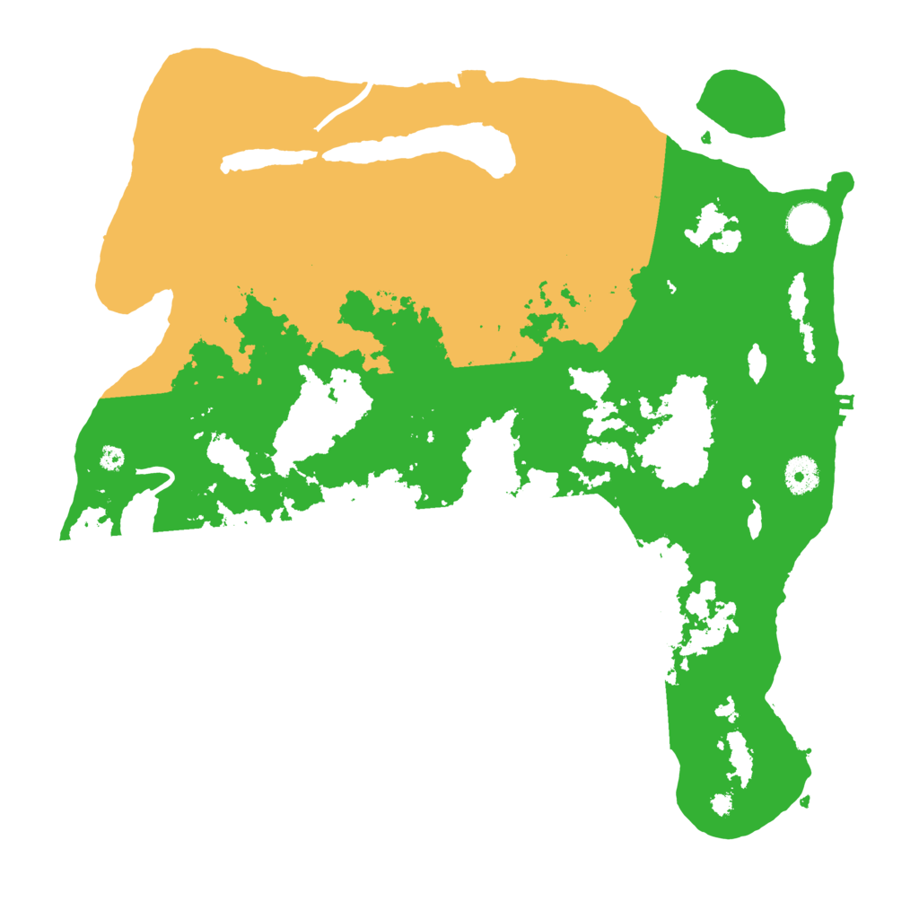 Biome Rust Map: Procedural Map, Size: 3800, Seed: 909796196