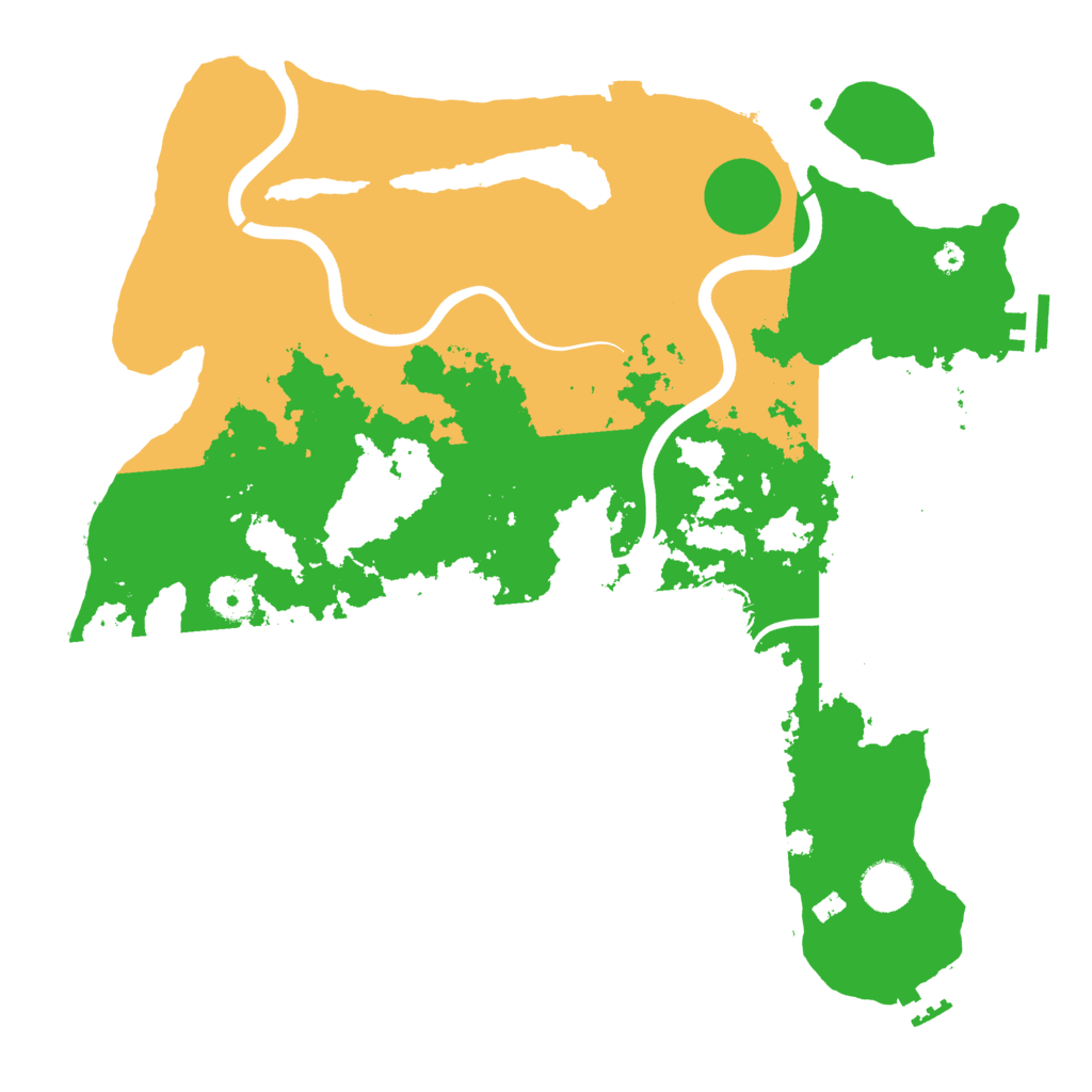 Biome Rust Map: Procedural Map, Size: 3800, Seed: 909796196
