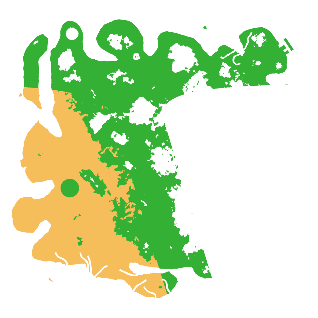 Biome Rust Map: Procedural Map, Size: 4550, Seed: 107202394
