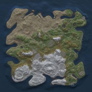 Thumbnail Rust Map: Procedural Map, Size: 4000, Seed: 22019, 17 Monuments