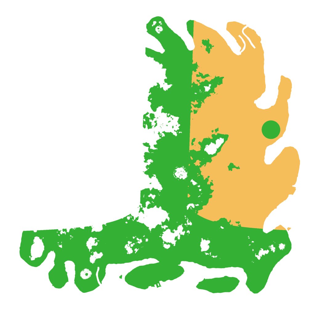 Biome Rust Map: Procedural Map, Size: 4500, Seed: 821379522