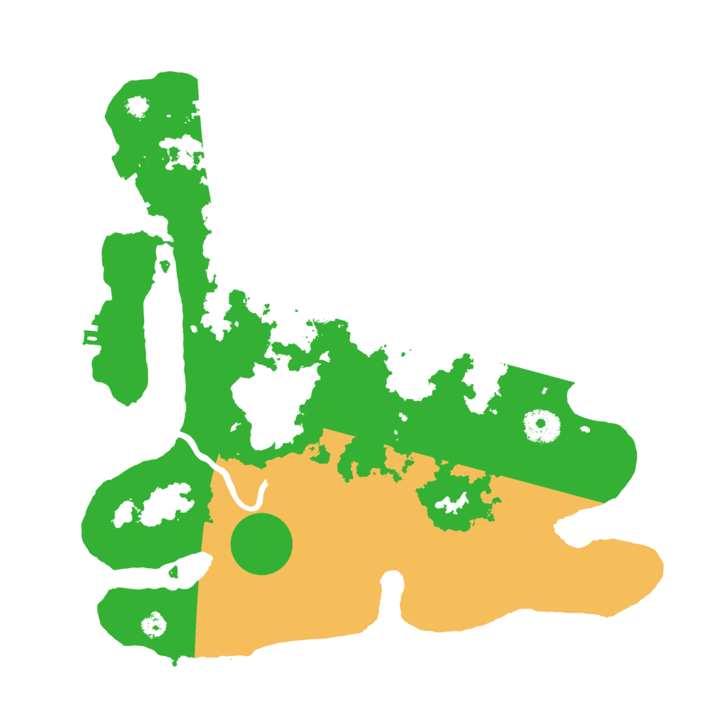 Biome Rust Map: Procedural Map, Size: 3100, Seed: 260239872