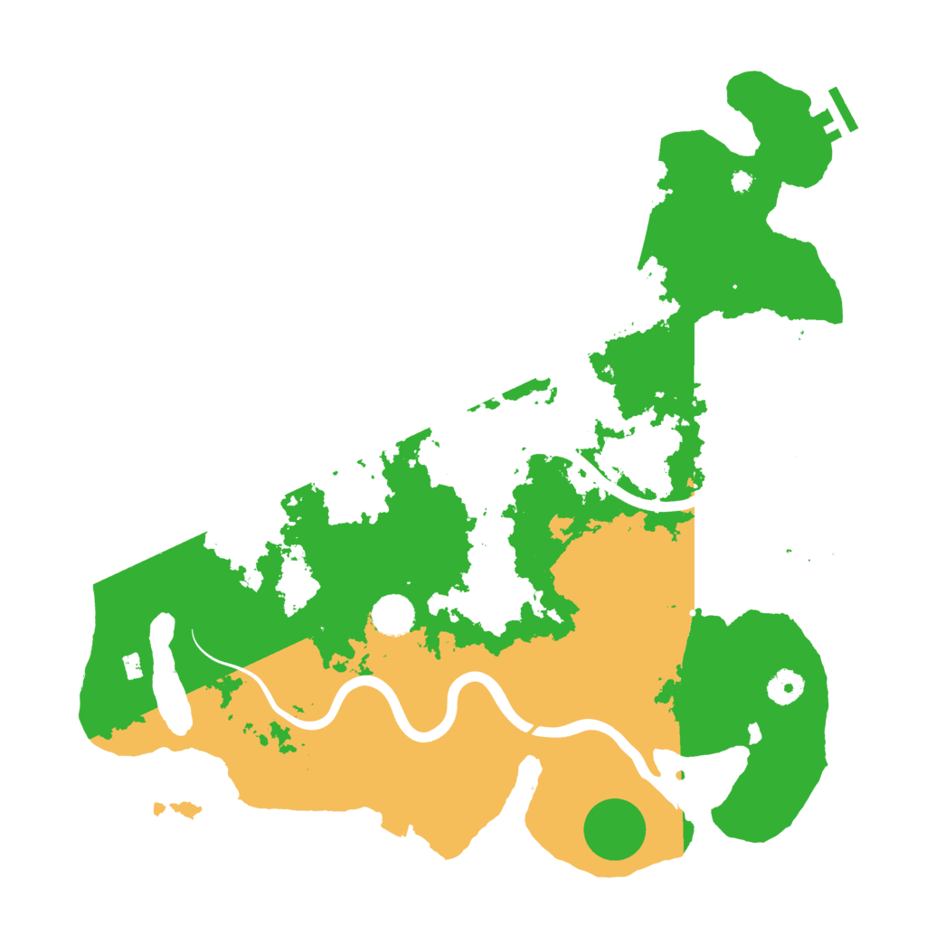 Biome Rust Map: Procedural Map, Size: 3950, Seed: 765434598