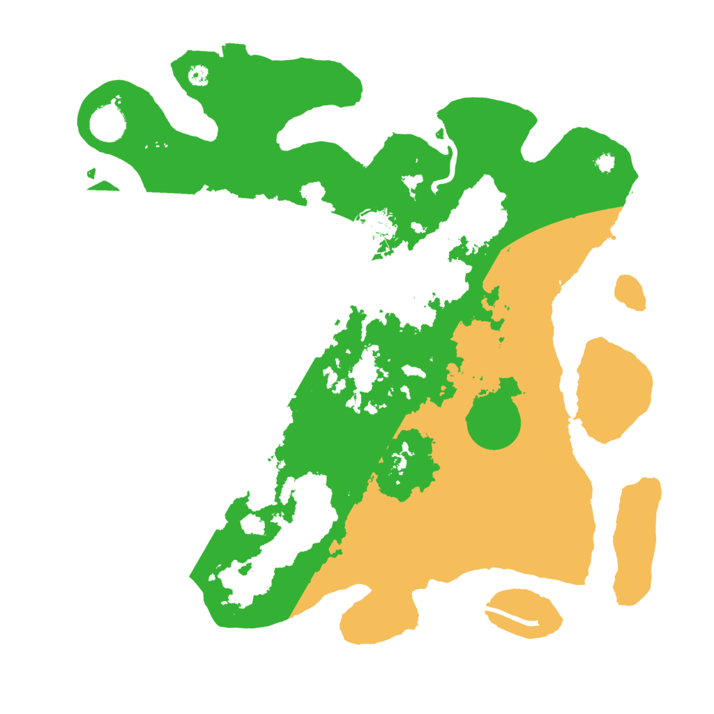 Biome Rust Map: Procedural Map, Size: 3500, Seed: 984914615