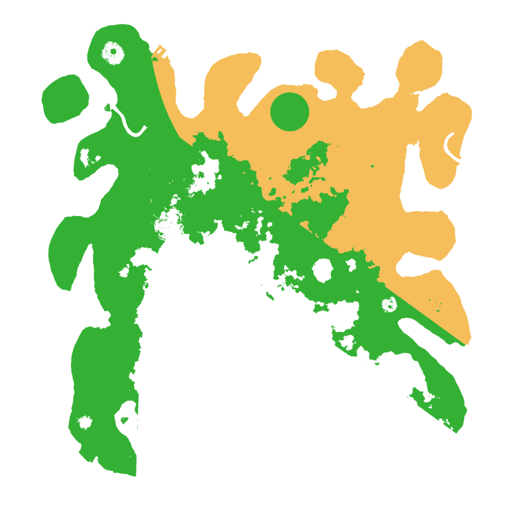 Biome Rust Map: Procedural Map, Size: 3500, Seed: 2127964507