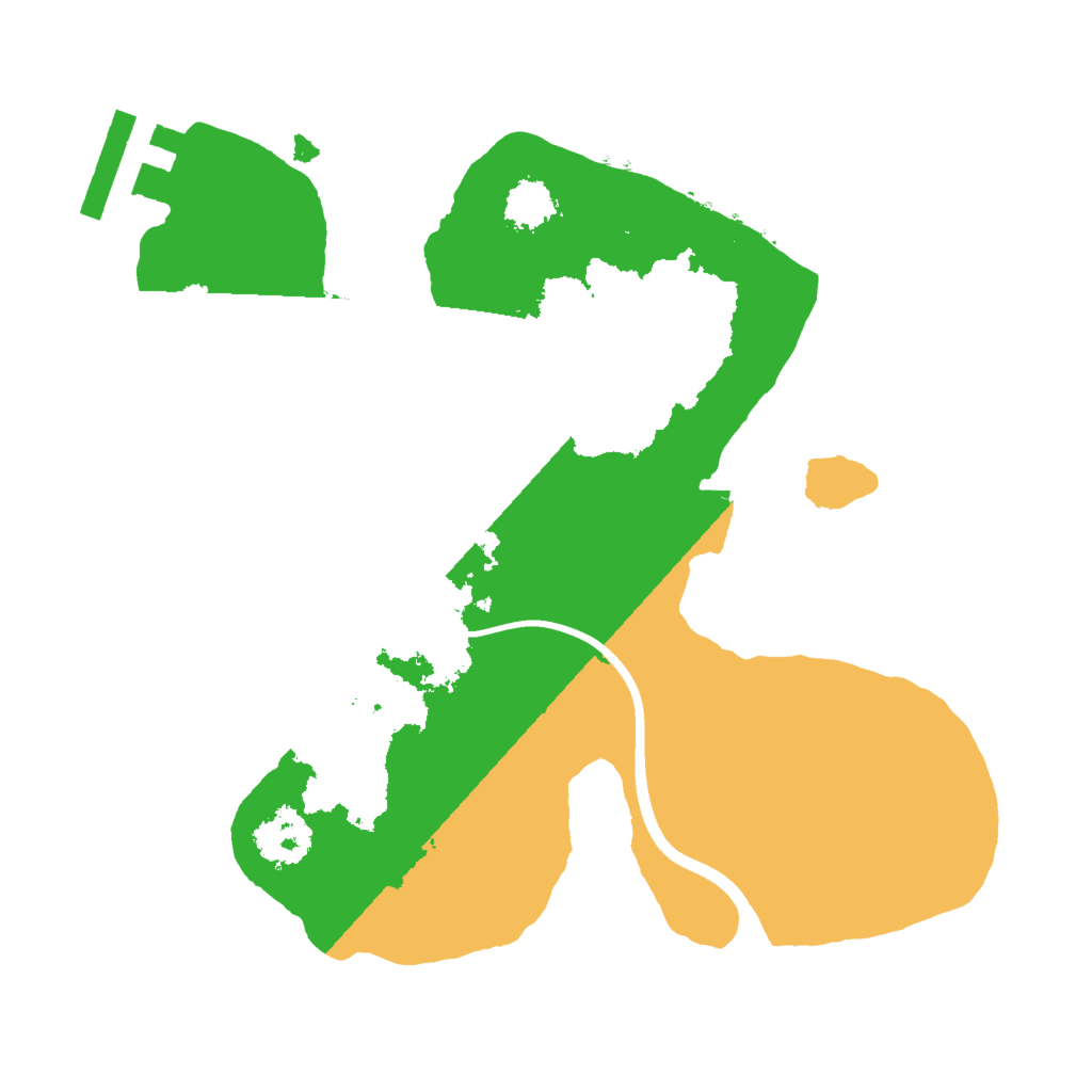 Biome Rust Map: Procedural Map, Size: 2000, Seed: 89375