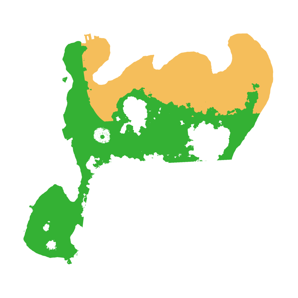 Biome Rust Map: Procedural Map, Size: 2800, Seed: 424319168