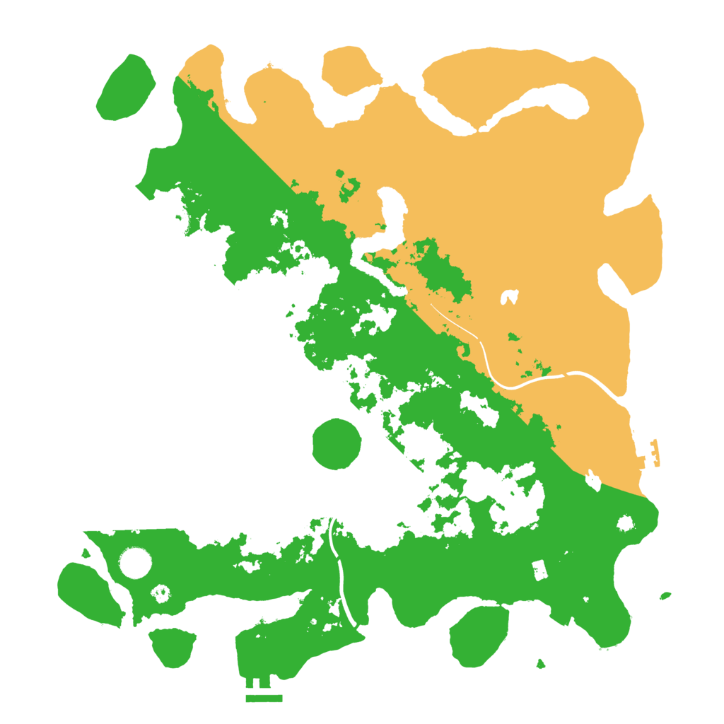 Biome Rust Map: Procedural Map, Size: 4000, Seed: 63167
