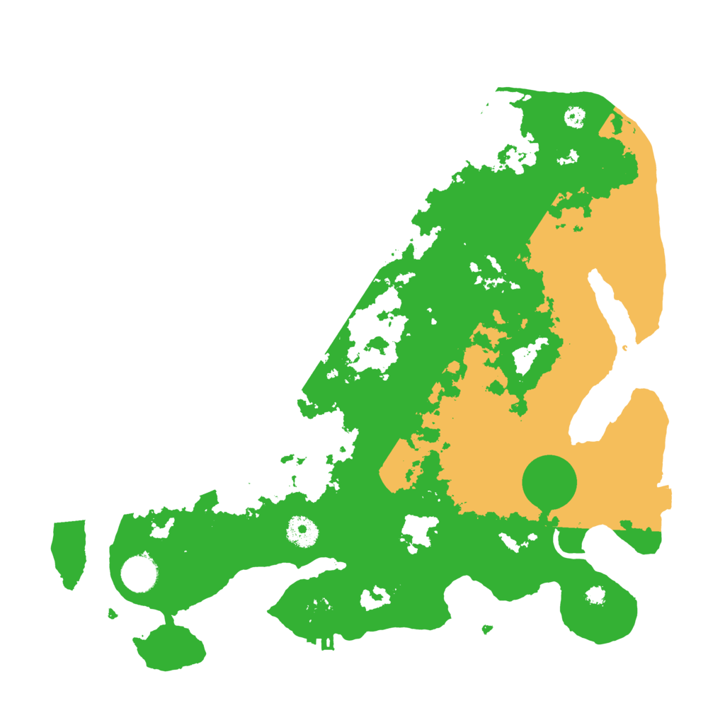 Biome Rust Map: Procedural Map, Size: 3500, Seed: 975638697