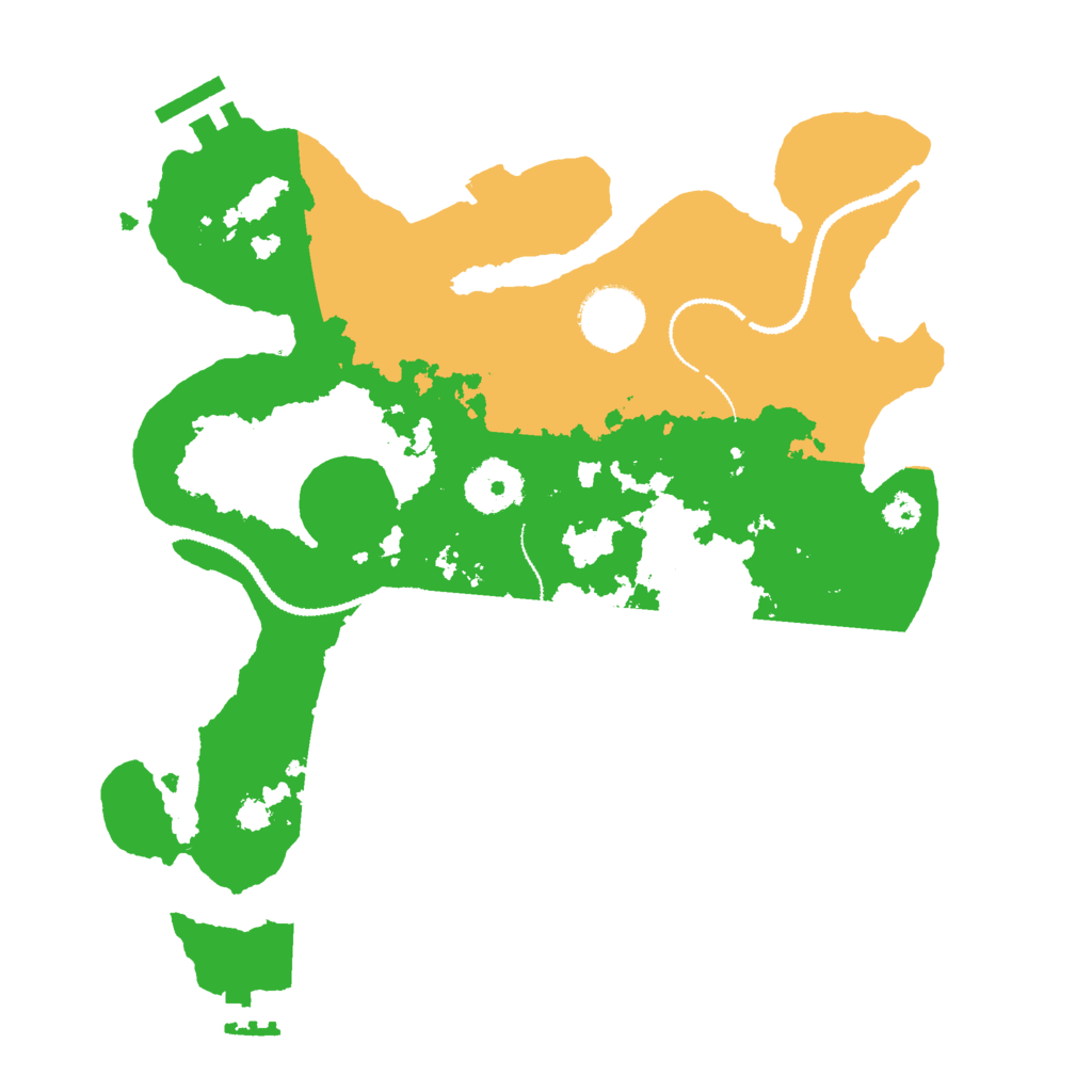 Biome Rust Map: Procedural Map, Size: 3000, Seed: 119944198
