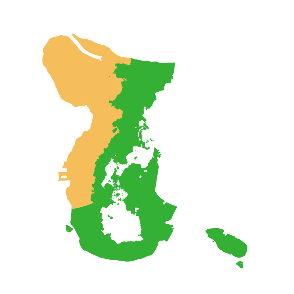 Biome Rust Map: Procedural Map, Size: 2000, Seed: 1921909741