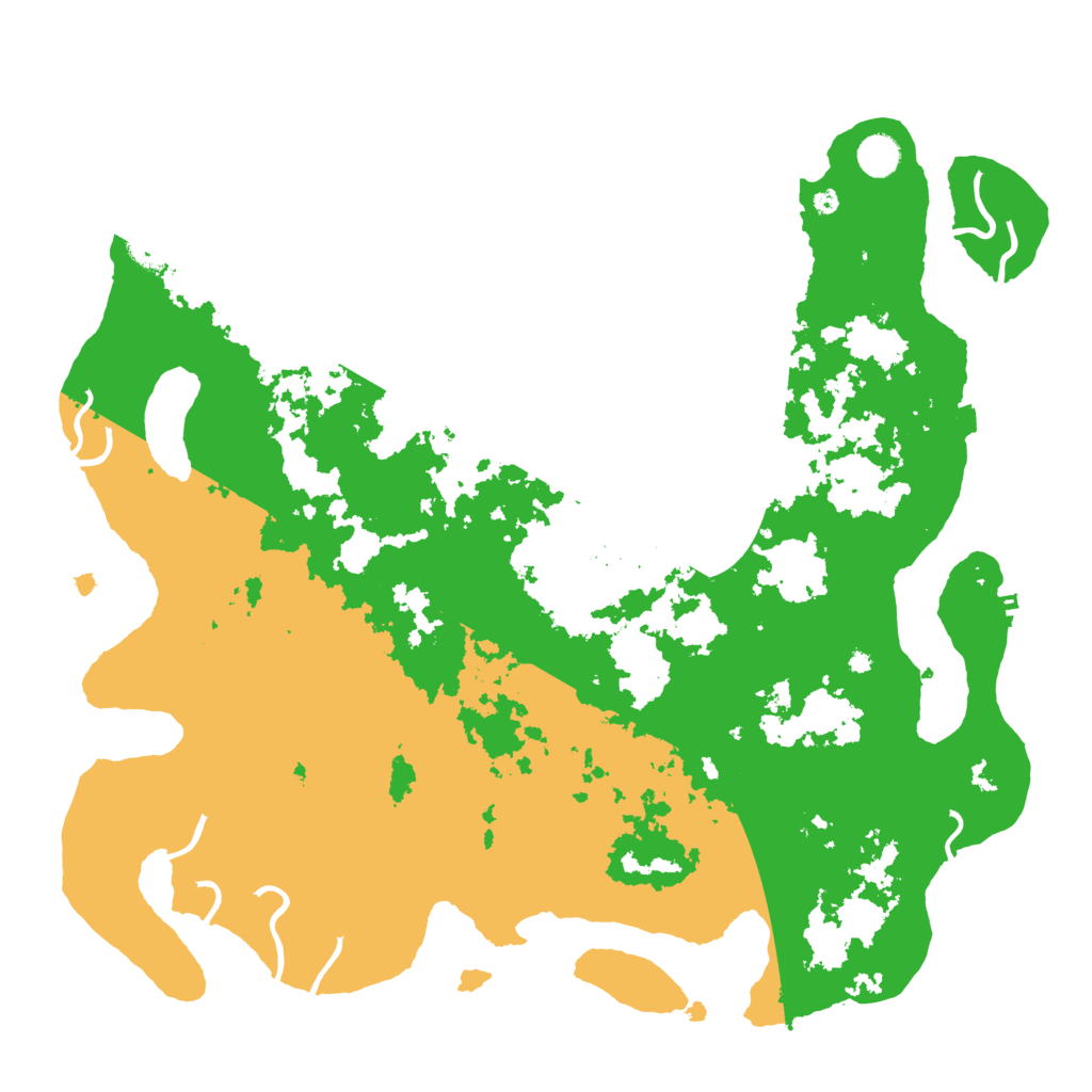 Biome Rust Map: Procedural Map, Size: 4500, Seed: 12574