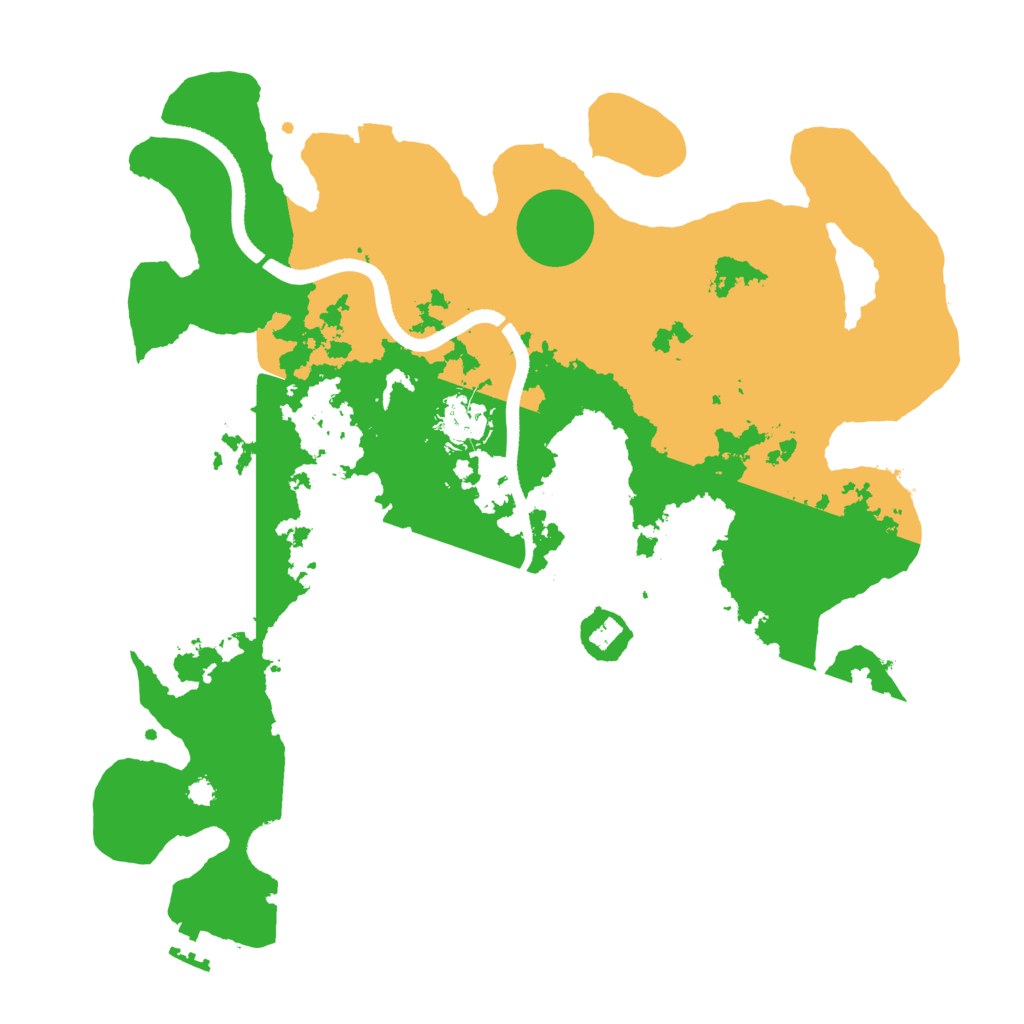 Biome Rust Map: Procedural Map, Size: 3500, Seed: 1204384506