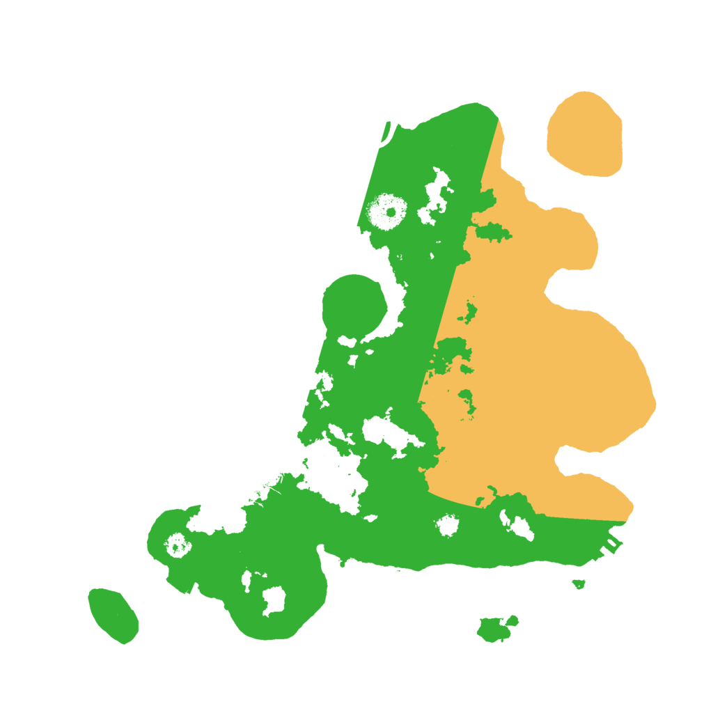 Biome Rust Map: Procedural Map, Size: 3000, Seed: 16674