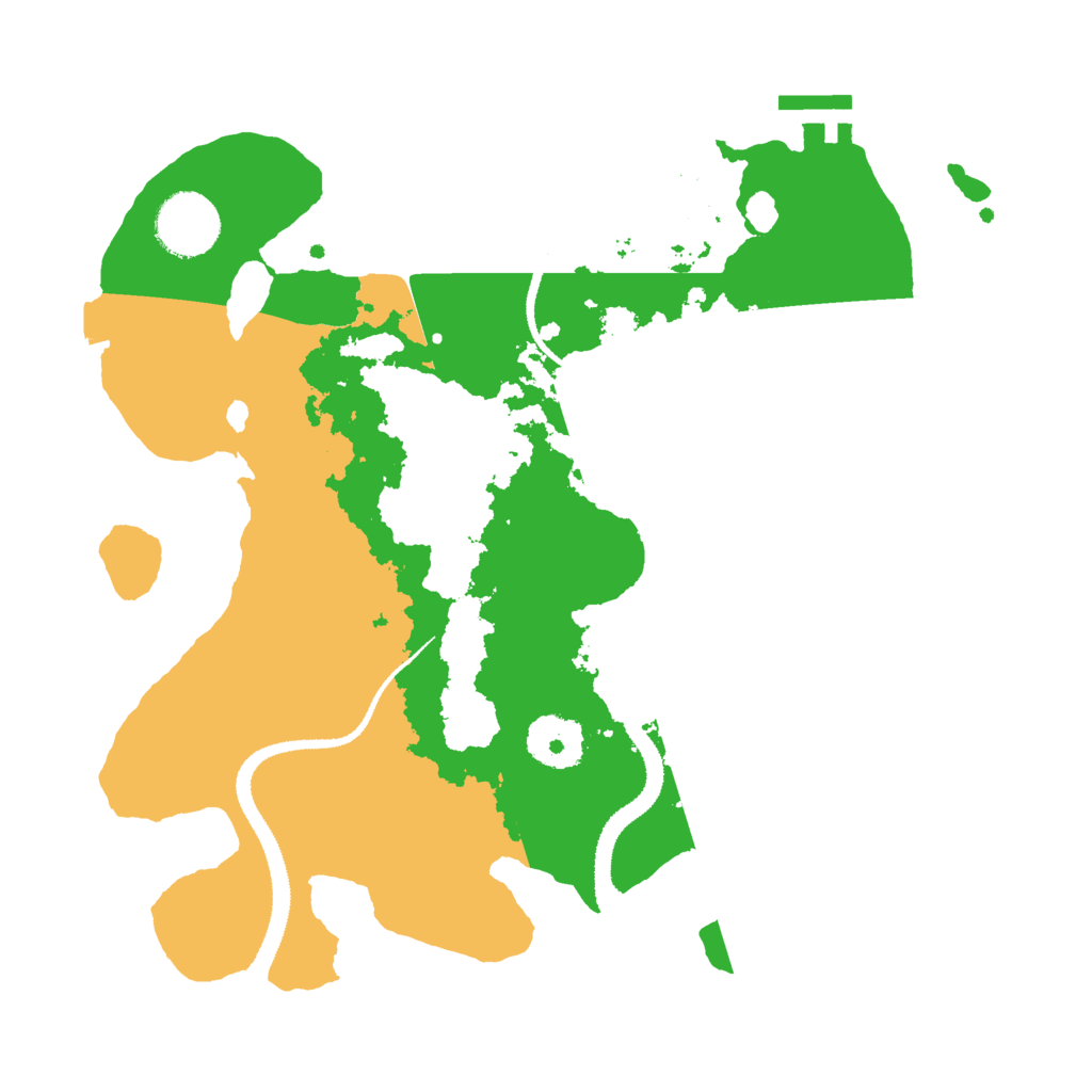 Biome Rust Map: Procedural Map, Size: 3000, Seed: 31217