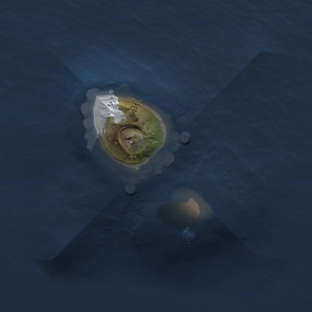 Rust Map: Procedural Map, Size: 1000, Seed: 972445180, 1 Monuments