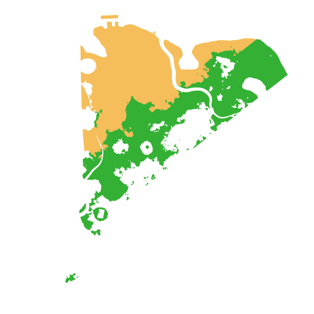 Biome Rust Map: Procedural Map, Size: 3700, Seed: 689214776