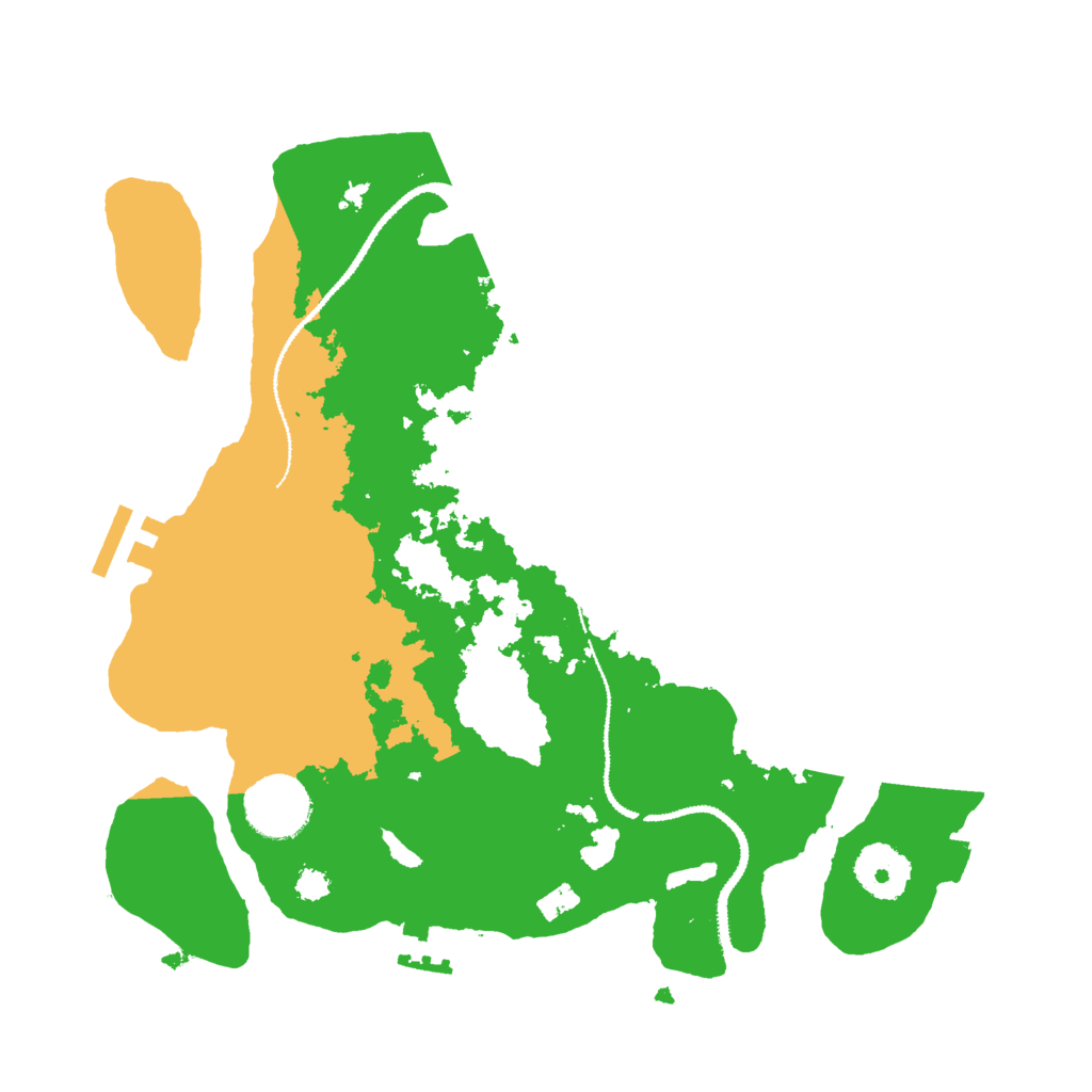 Biome Rust Map: Procedural Map, Size: 3000, Seed: 320814174