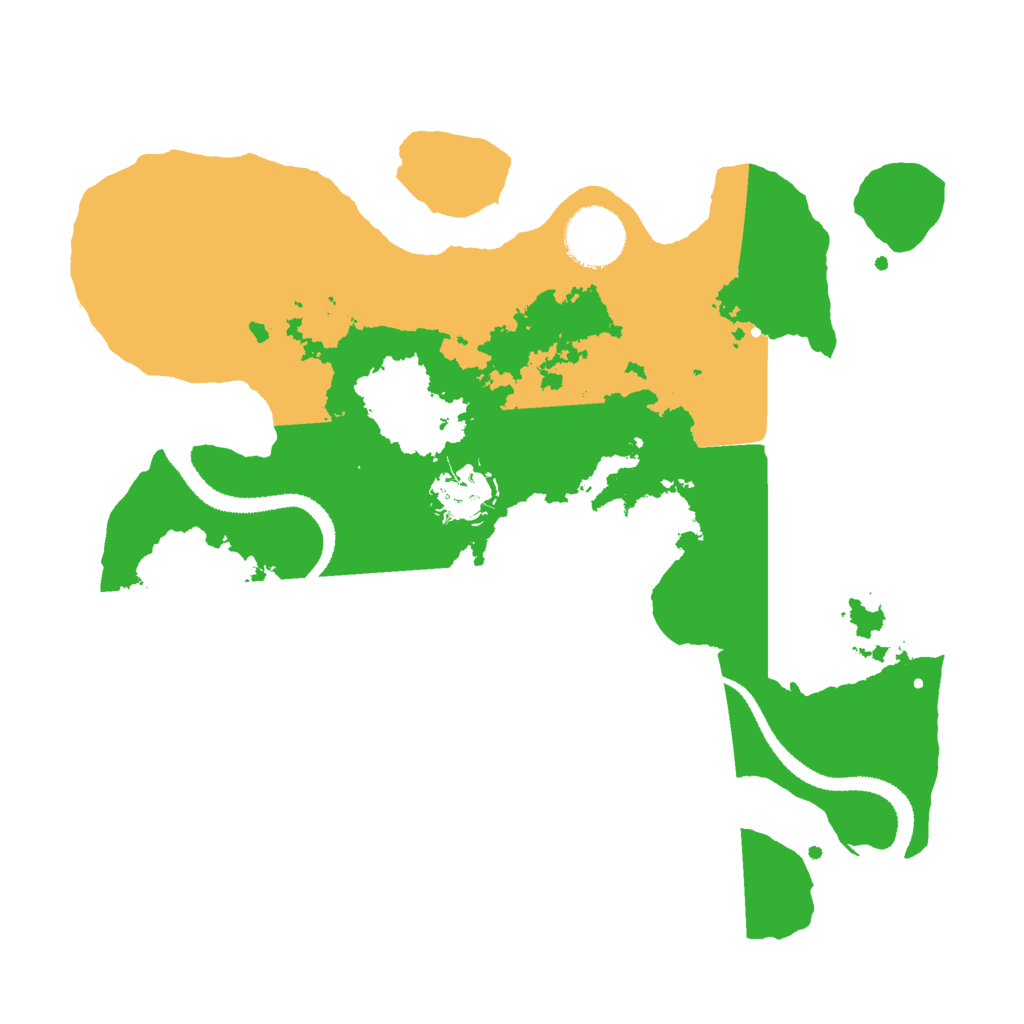 Biome Rust Map: Procedural Map, Size: 3000, Seed: 1074896903