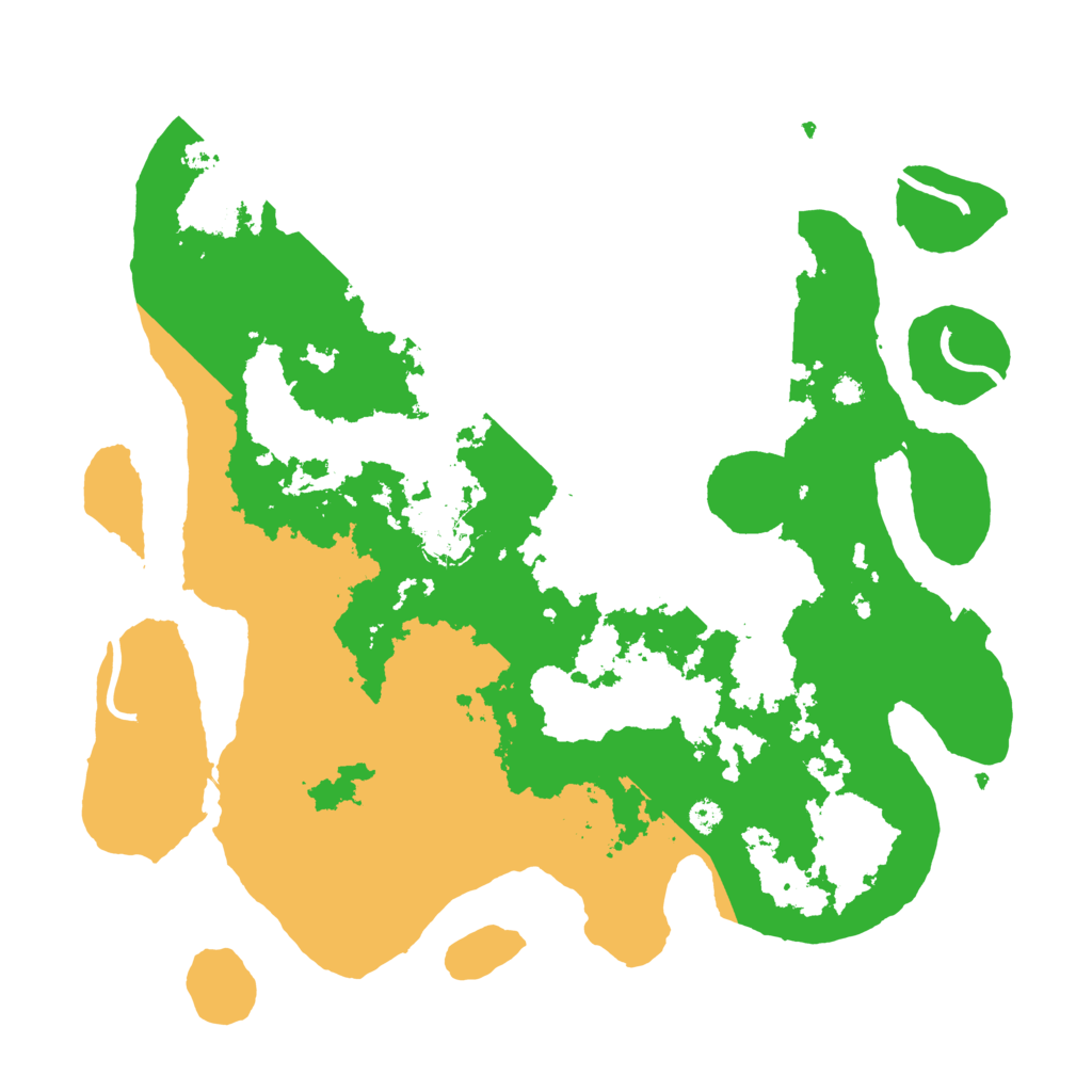Biome Rust Map: Procedural Map, Size: 3500, Seed: 1317629726