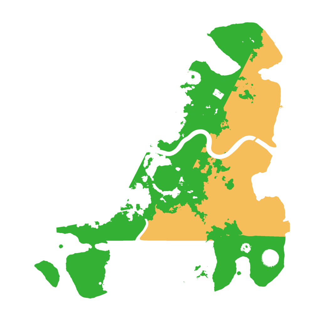 Biome Rust Map: Procedural Map, Size: 3300, Seed: 2138607202