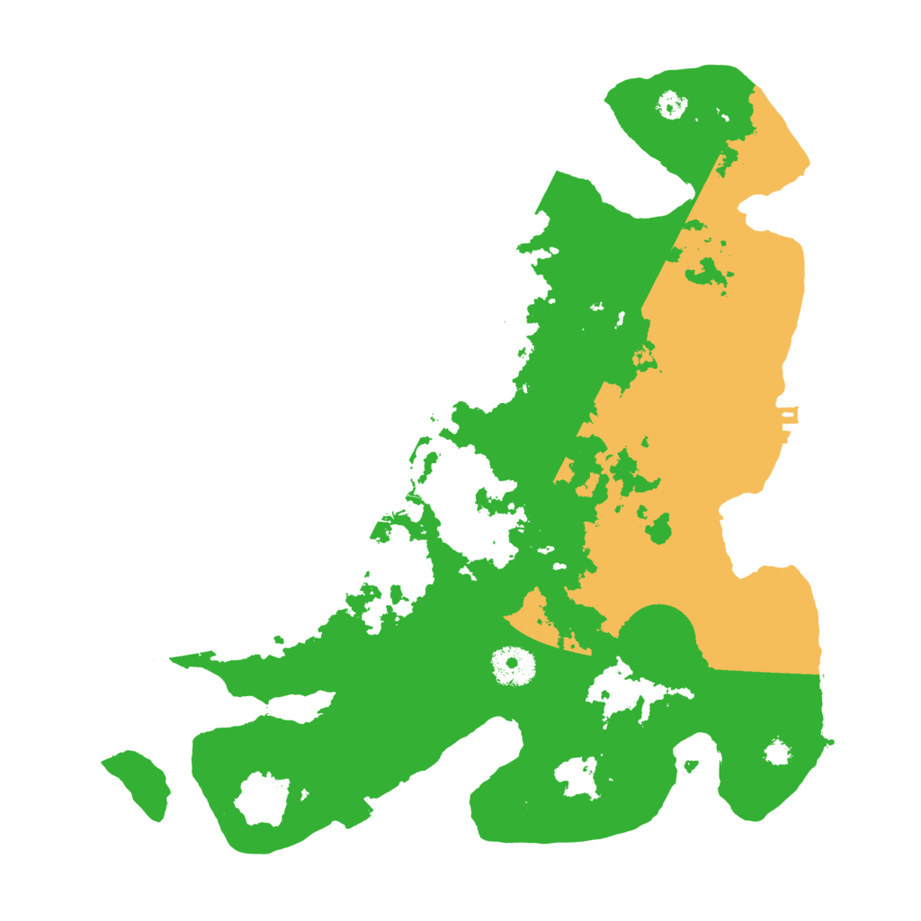 Biome Rust Map: Procedural Map, Size: 3300, Seed: 2138607202