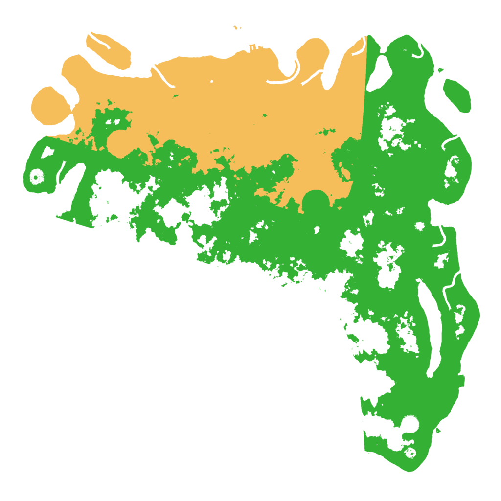 Biome Rust Map: Procedural Map, Size: 5000, Seed: 584188913