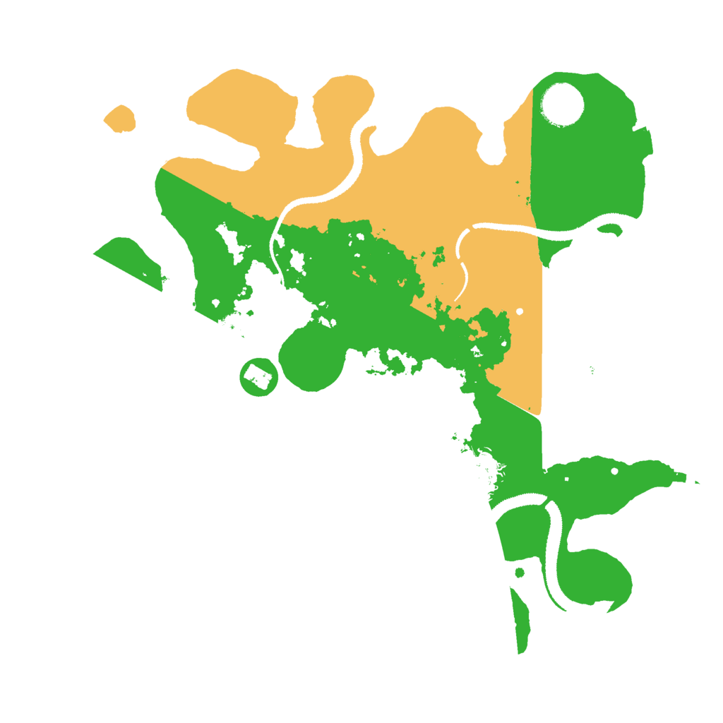 Biome Rust Map: Procedural Map, Size: 3000, Seed: 563506845