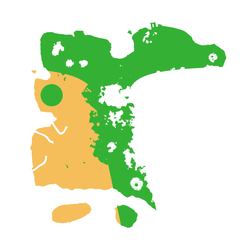 Biome Rust Map: Procedural Map, Size: 3000, Seed: 11112