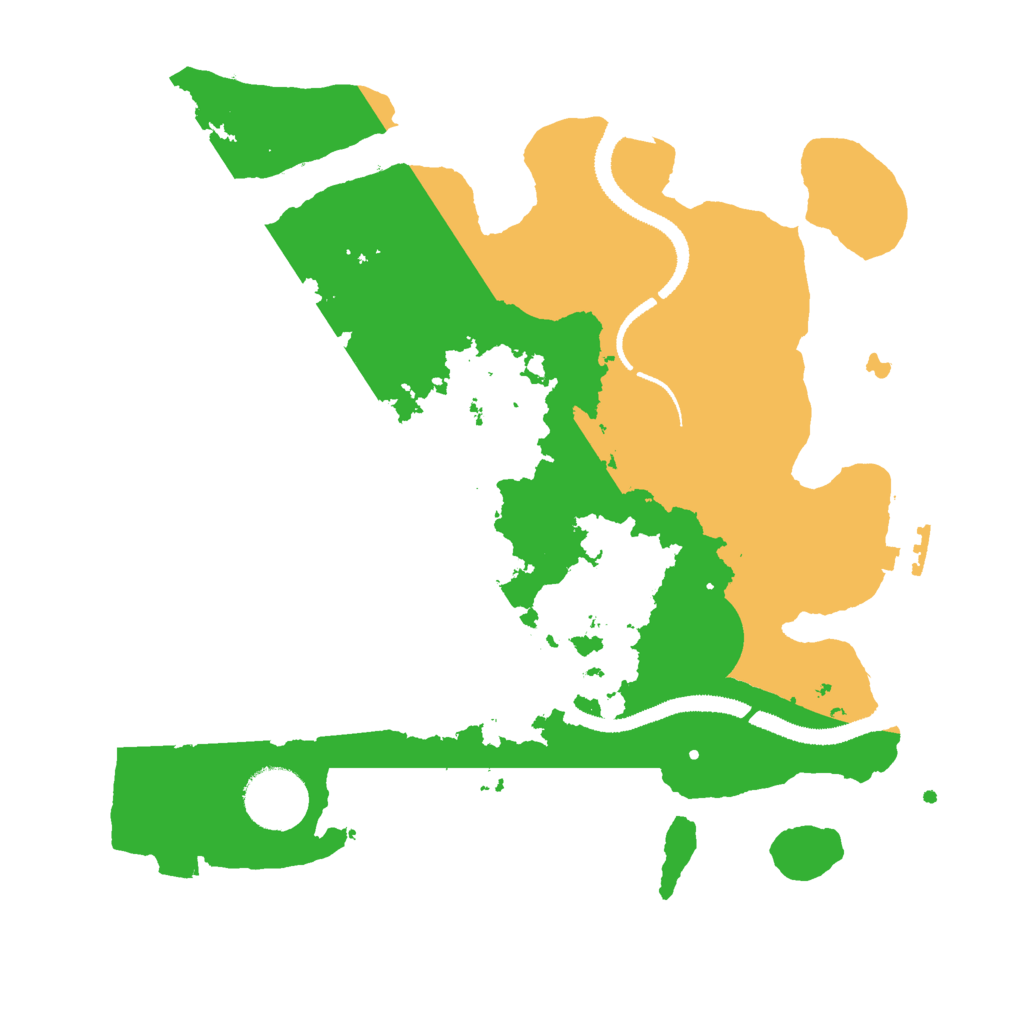 Biome Rust Map: Procedural Map, Size: 3000, Seed: 5474