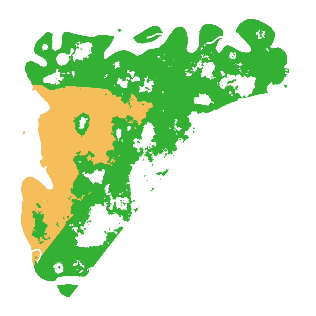 Biome Rust Map: Procedural Map, Size: 4550, Seed: 73347130